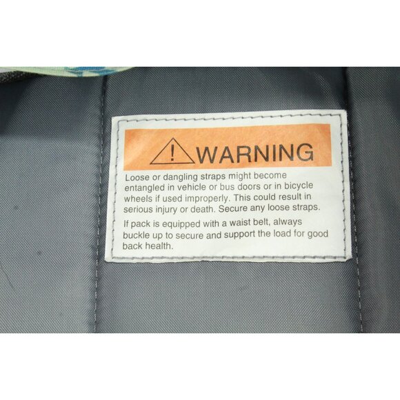 LL Bean Deluxe Book Pack 37L Print Fresh Mint Prism - Picture 11 of 12